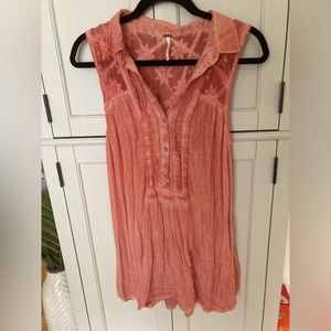 Free People Boho Western Top